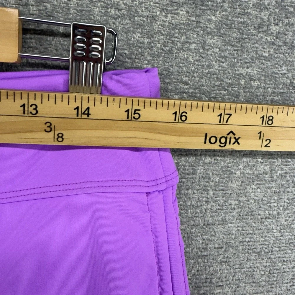 Athleta Scrunch Cover Up Skirt Women Size Medium Purple Swim Beach Summer